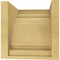 Ekena Millwork 8"W x 8"D x 8"H Wide Hughes Rough Cedar Woodgrain TimberThane Corbel, Primed Tan CORUR08X08X08HUGRCPR - alternate 4